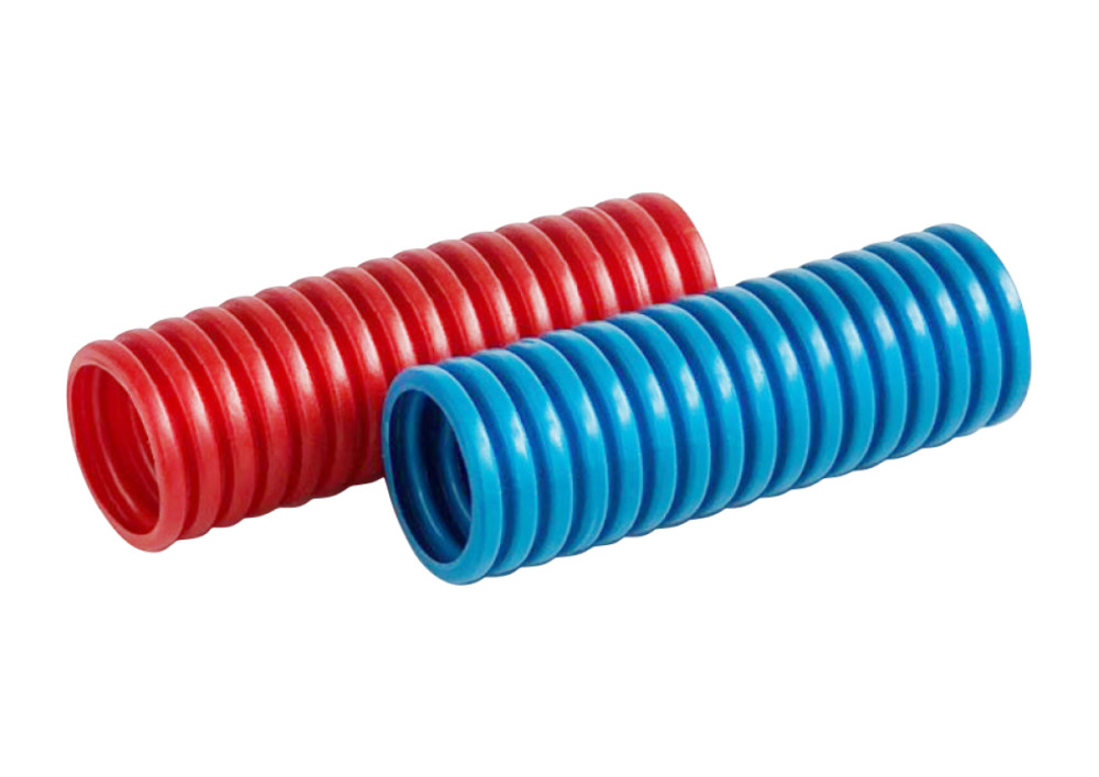 Синий гофрированный кожух Giacomini R985B