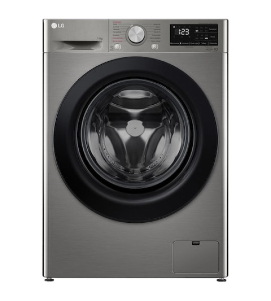 Стиральная машина LG F4V3ES6S (11 кг) AI DD Steam Silver