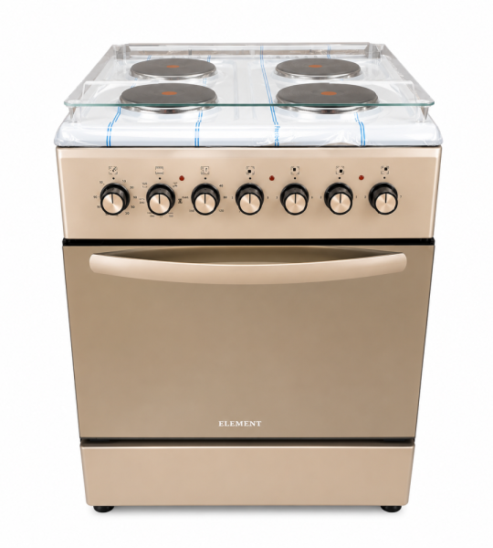 Кухонная плита Element 6046X Inox (60x60) комбинированная