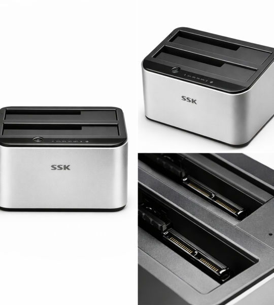 Док-станция для жестких дисков SSK 2.5/3.5 SATA HDD/SSD Dual Bay