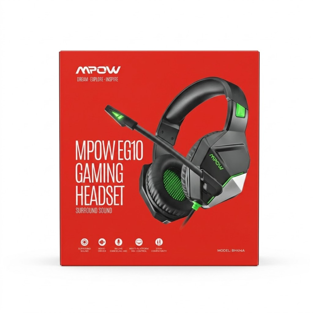 Игровая гарнитура Mpow EG10 (BH414A) Black-Blue