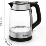 Электрический чайник Tefal Glass Kettle KI6058 (1.7 л) стеклянный