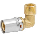 Угольник пресс-фитинг с наружной резьбой Giacomini RM127