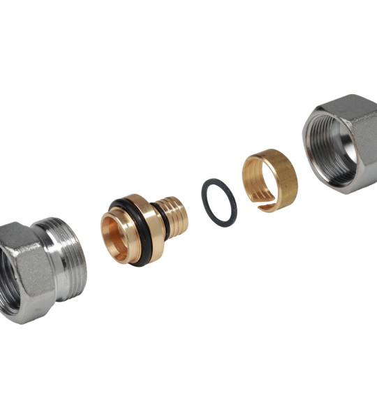 Прямой пресс-фитинг Giacomini R187F с внутренней резьбой