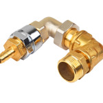 Угловой фитинг с отводом Giacomini RM19