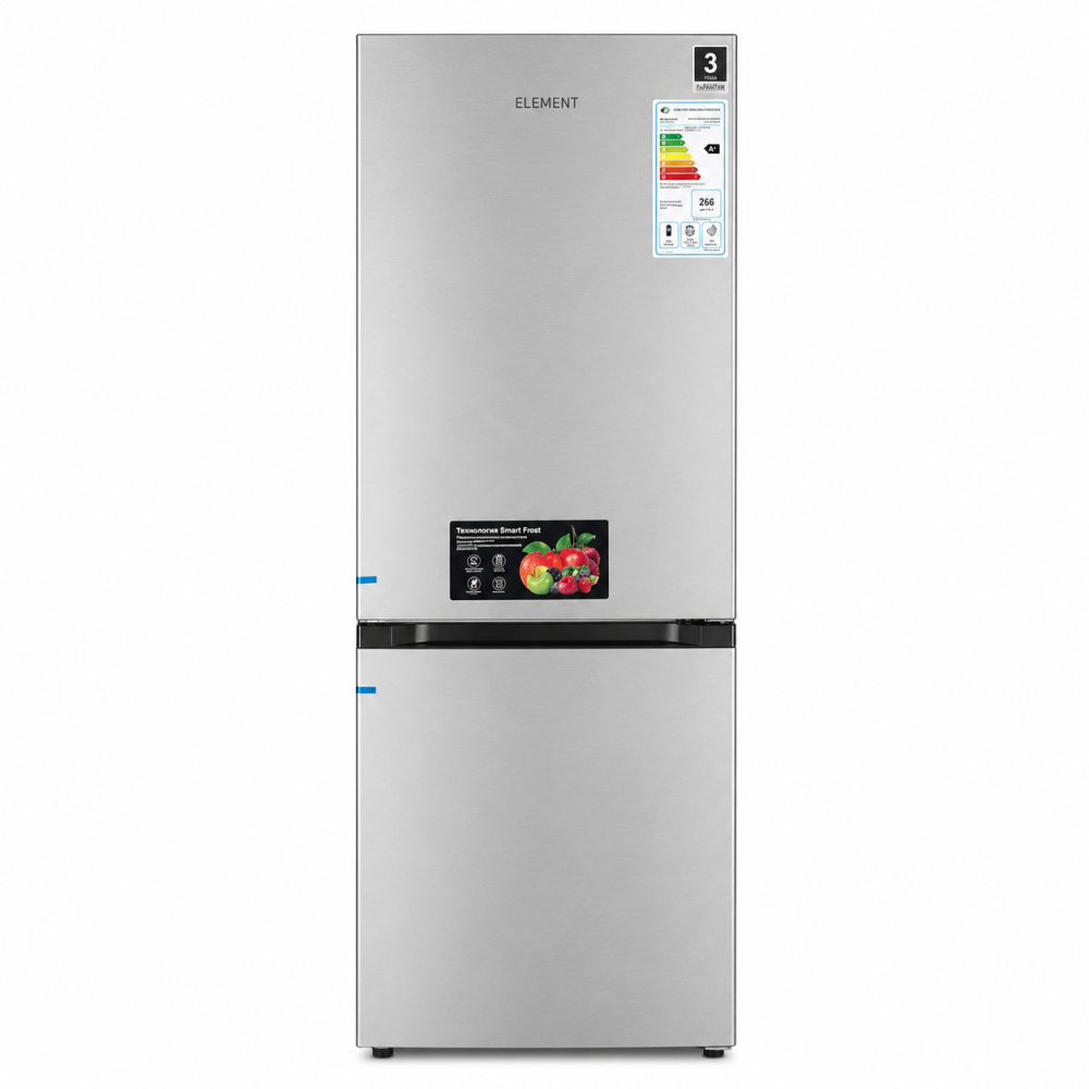 Холодильник двухкамерный Element Модель 320 Silver (No Frost)