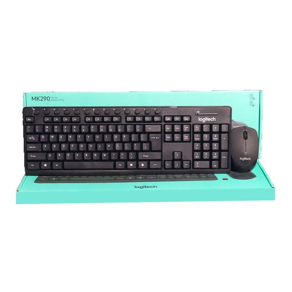 Беспроводной комплект клавиатура и мышь Logitech MK290 Black