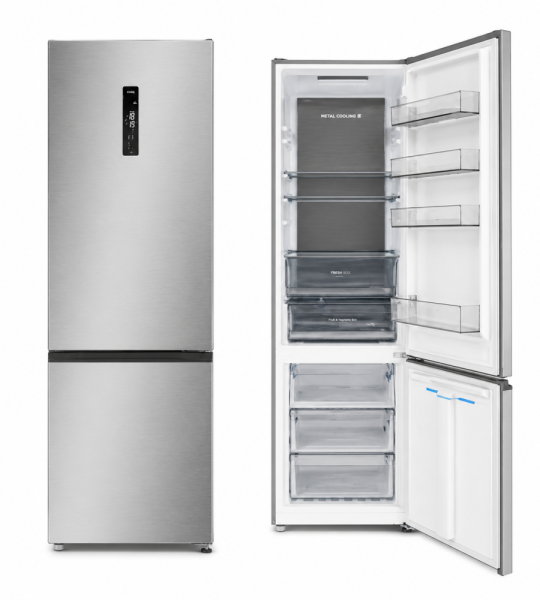 ХолодильникCHiQ CSS377SI Silver Inox