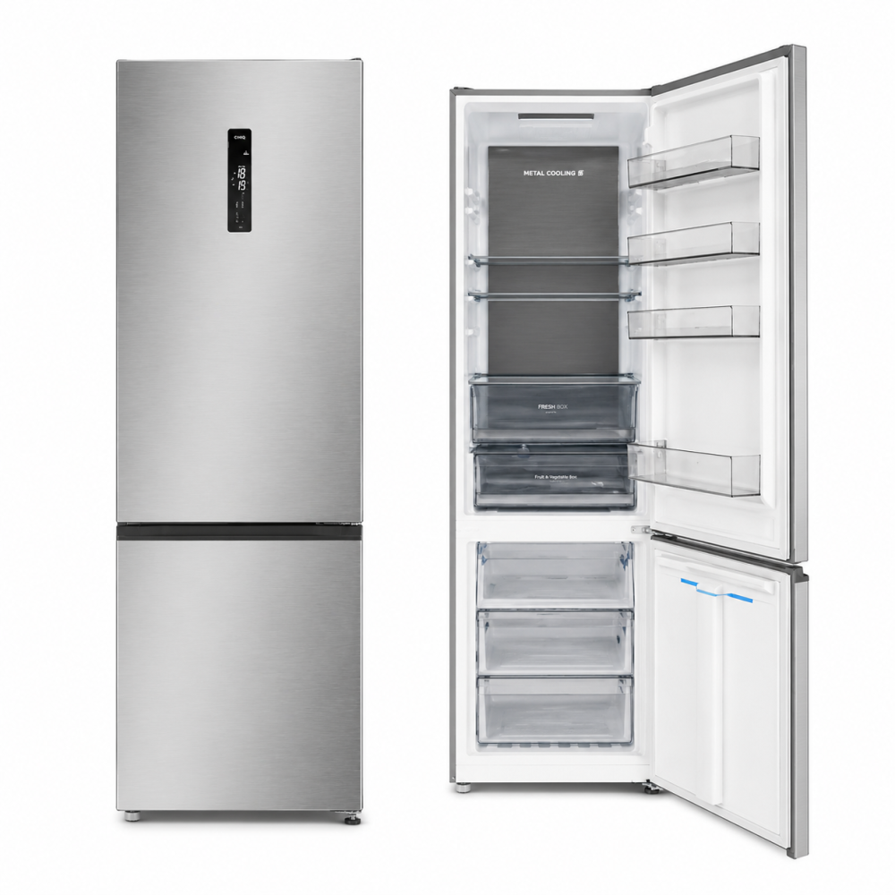 ХолодильникCHiQ CSS377SI Silver Inox