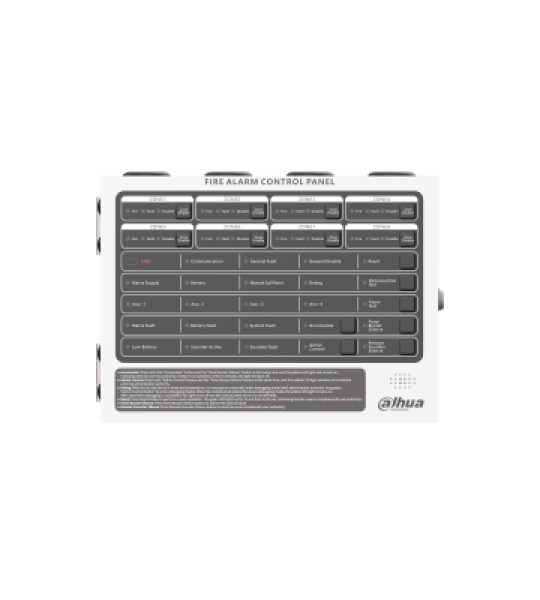 Пульт управления пожарной сигнализацией Dahua DHI-HY-C102-8