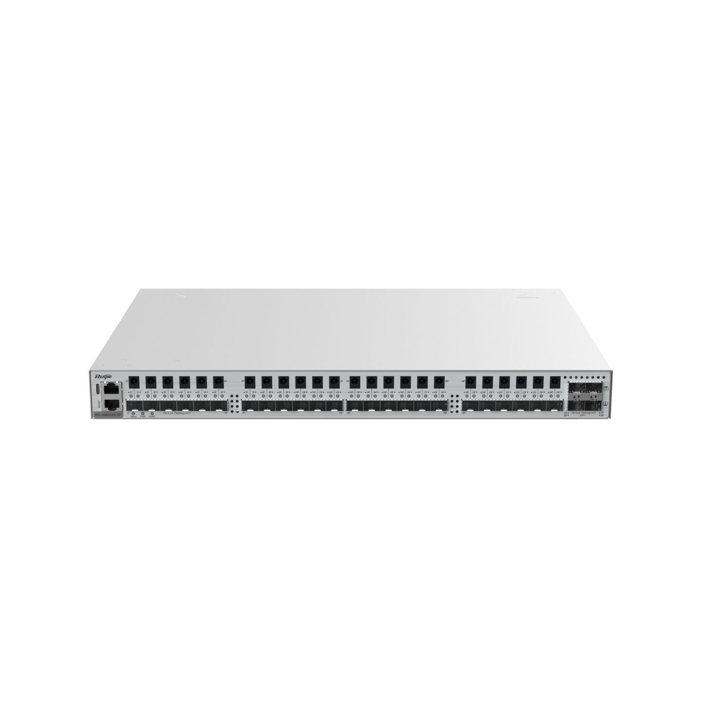 Ruijie RG-AM5528-SF — мастер-точка доступа SOE с 24 PoE портами, оптикой 2.5G, гибридным питанием до 1100 м