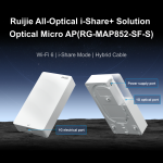 Wi-Fi 6 Mikro Access Point Ruijie RG-MAP852-SF-S — 1775 Мбит/с, Оптический порт, Гибридное питание, Облачное управление
