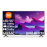 Телевизор Xiaomi Mi TV S55 4K UHD 144Гц (L55M9-S) – Smart TV HyperOS, Wi-Fi 6, DTS:X, Dolby Atmos, FreeSync