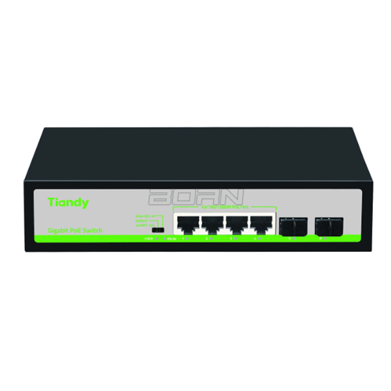 PoE-коммутатор Tiandy TC-P3S06 Spec:H/0402/AT/60
