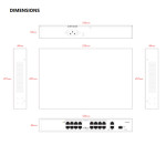 PoE-коммутатор Tiandy TC-P3S019 Spec:H/1621/AT/180