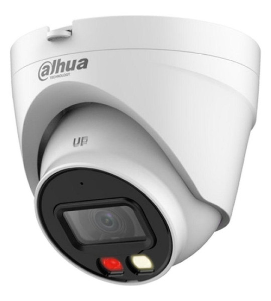 Уличная IP‑камера Dahua 2 Мп DH‑IPC‑HDW1239VP‑A‑IL‑0280B с LED и ИК‑подсветкой 30 м, PoE, IP67, микрофон