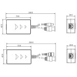 Передатчик видеосигнала и питания по витой паре POC Dahua DH-PFM810