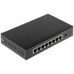 POE коммутатор Dahua DH-PFS3008-8GT-60 (410/100/1000Mbps PoE ports, 410/100/1000Mbps ports)