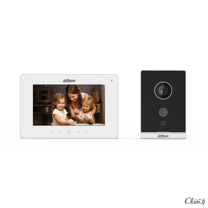 Dahua DHI-KTW01 IP видеодомофон с Wi-Fi, 7″ TFT экран, видеозвонок, управление через App, поддержка PoE