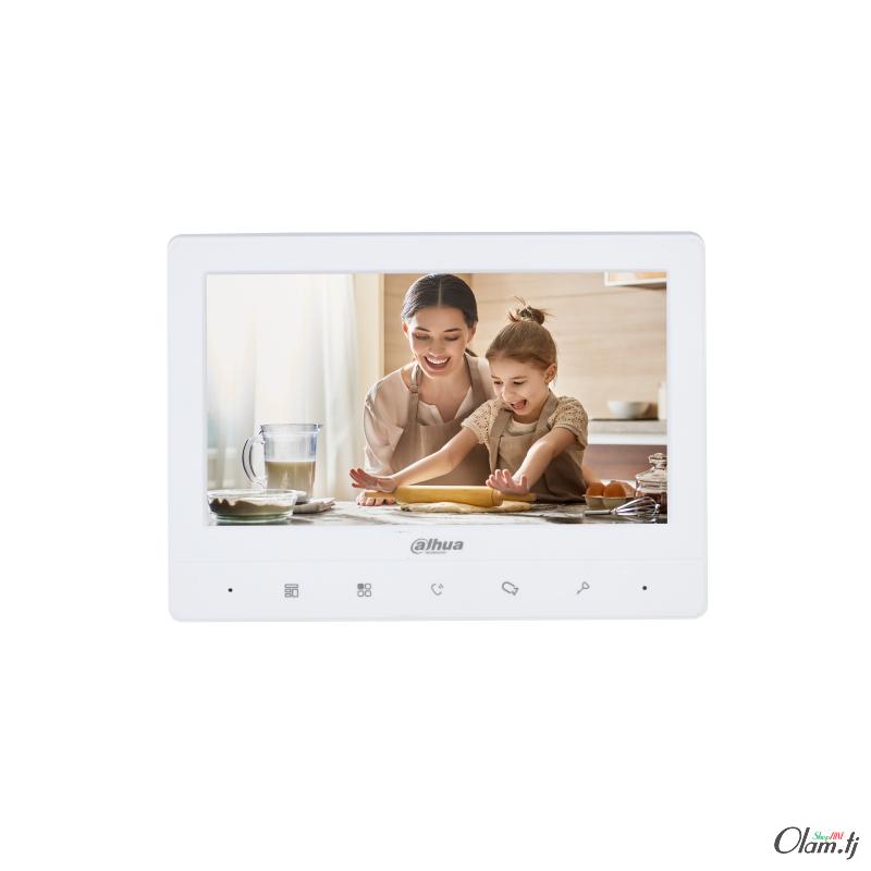 Dahua DHI‑VTH1020J — 7″ TFT анало­говый IP‑монитор видеодомофона, DWDR, разблокировка, голос/видео вызов