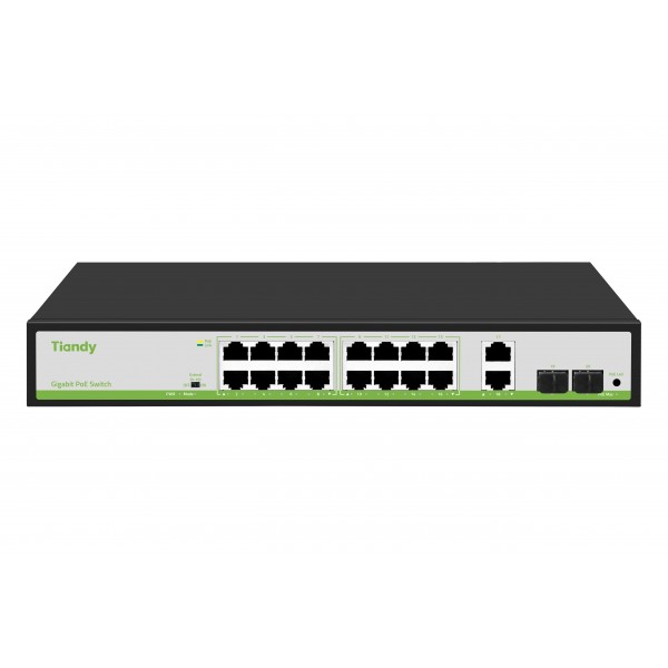 PoE-коммутатор Tiandy TC-P3S020 Spec:G/1622/AT/180