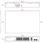 PoE-коммутатор Tiandy TC-P3S020 Spec:G/1622/AT/180