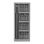 Xiaomi Mi Precision Screwdriver Set MJJXLSD002QW – 24 магнитные биты S2, алюминиевый кейс, серый