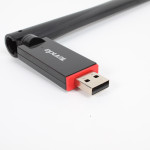 Wi-Fi адаптер Tenda U6 300Mbps — мощная внешняя антенна 6dBi, USB адаптер для ПК и ноутбуков