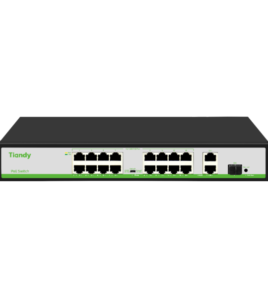 PoE-коммутатор Tiandy TC-P3S019 Spec:H/1621/AT/180