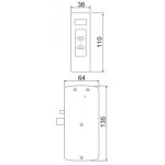 Электромеханический замок IronLogic Z-495 EHT со встроенным считывателем