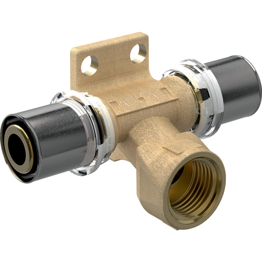 Угловой пресс-тройник с настенным креплением Giacomini RM156