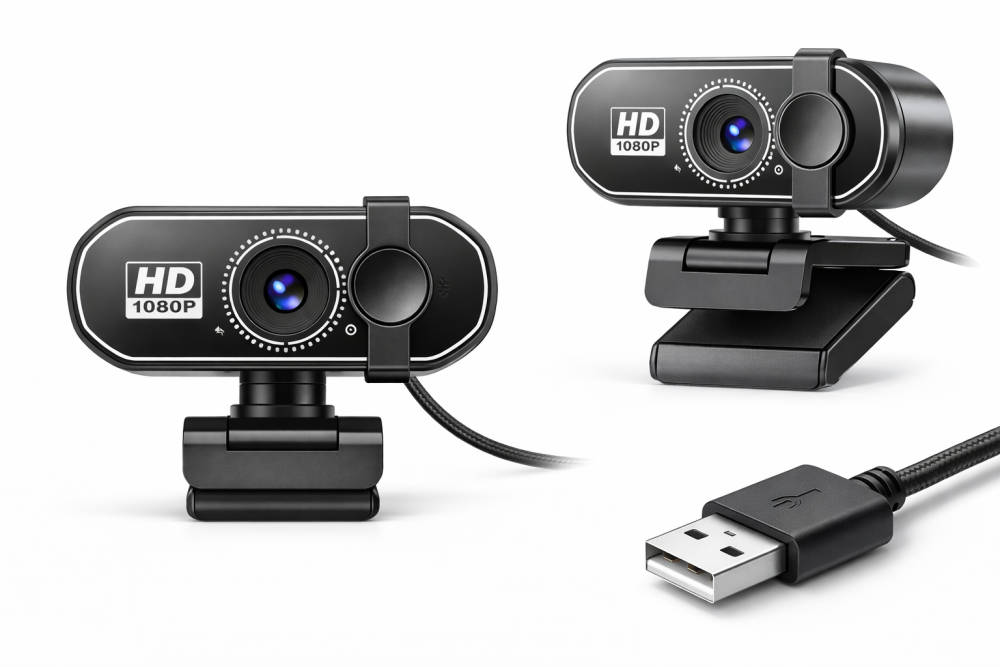 Веб-камера HD 1080P USB с автофокусом и микрофоном