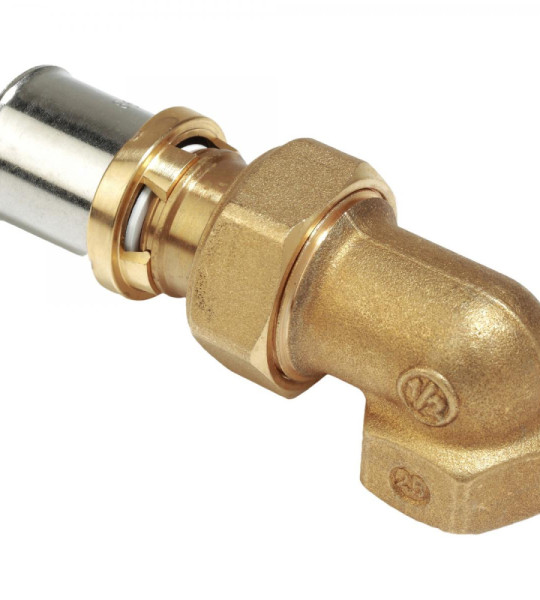 Угловой фитинг с отводом Giacomini RM19