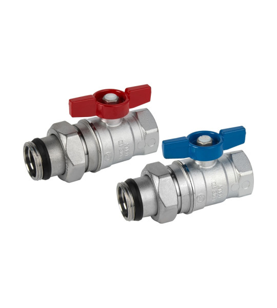 Пара кранов шаровых с отводом R259K