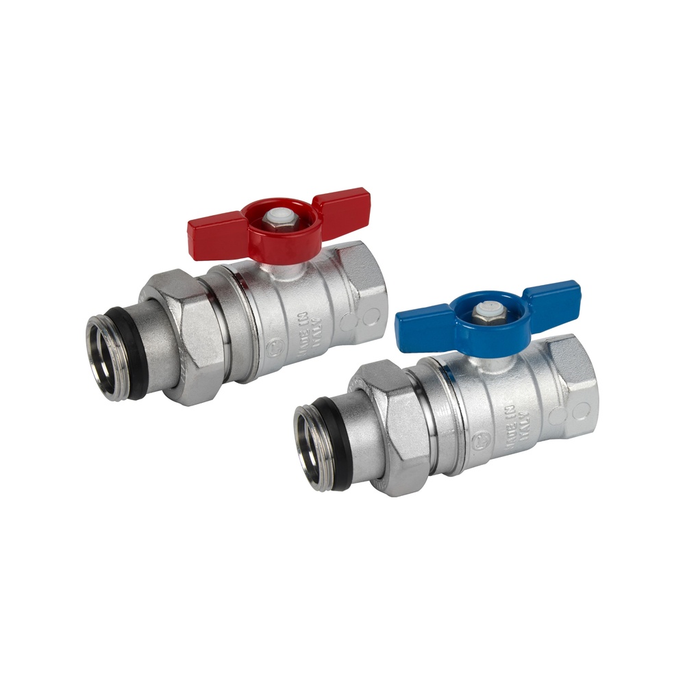 Пара кранов шаровых с отводом R259K