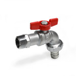 Кран шаровой садовый Giacomini R620 с ручкой-бабочкой