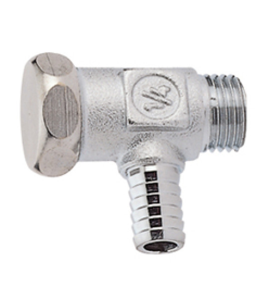 Кран шаровой сливной Giacomini R65D с наружной резьбой и штуцером