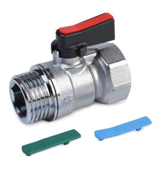 Кран шаровой мини Giacomini R694 вн./нар. резьба