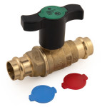 Кран шаровой пресс Giacomini R851VT с удлиненной ручкой