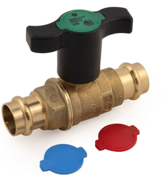 Кран шаровой пресс Giacomini R851VT с удлиненной ручкой