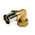 Угольник пресс-фитинг с накидной гайкой Giacomini RM130SP