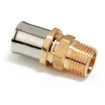 Прямой пресс-фитинг с наружной резьбой Giacomini RM107