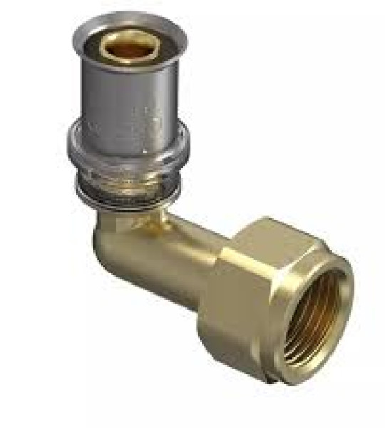 Угольник пресс-фитинг с накидной гайкой Giacomini RM130SP