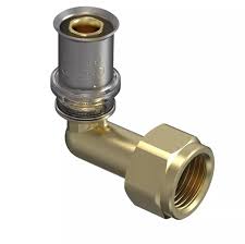 Угольник пресс-фитинг с накидной гайкой Giacomini RM130SP