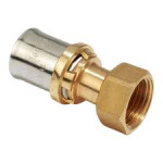 Прямой пресс-фитинг Giacomini RM179E с накидной гайкой Евроконус