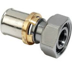 Прямой пресс-фитинг с накидной гайкой Giacomini RM179SP