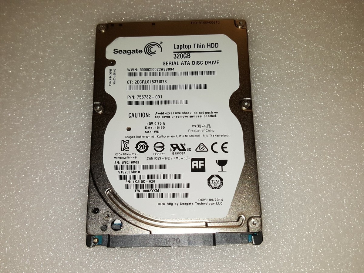 Seagate Laptop 320GB Pull Out