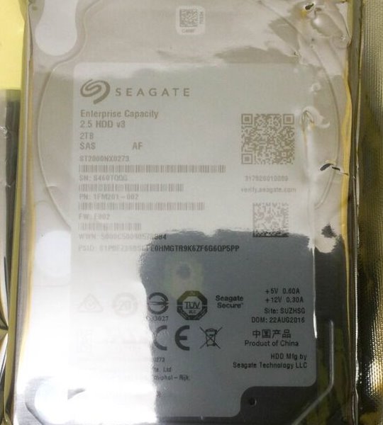 Seagate 2TB Pull-Out Recertified Open Box