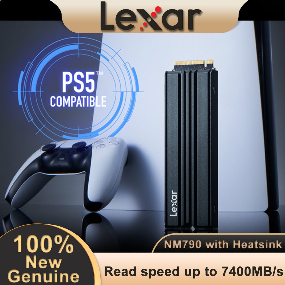 Lexar NM790 NVMe M.2 1TB SSD (до 7400MB/s)