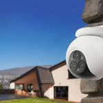 EZVIZ Умная домашняя Wi-Fi-камера с тремя объективами CS-H80F (4+4+4MP)